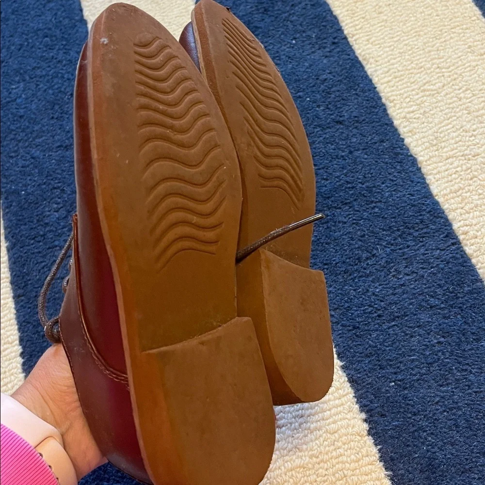 Brown dress shoes